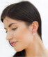Gentle silver earrings with heart AGUC2701
