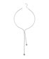 ფოტო #1 პროდუქტის 18K Platinum Plated Brass lariat Necklace