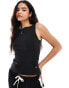 Calvin Klein Jeans Slim Milano Jersey Tank top in CK Black Ck schwarz, S - EU 36 - фото #2