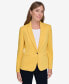 Women's Notched-Collar One-Button Blazer