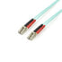 Фото #7 товара StarTech.com Fiber Optic Cable - 10 Gb Aqua - Multimode Duplex 50/125 - LSZH - LC/LC - 3 m~3m (10ft) LC/UPC to LC/UPC OM3 Multimode Fiber Optic Cable - Full Duplex 50/125µm Zipcord Fiber - 100G Networks - LOMMF/VCSEL -