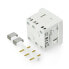 Фото #4 товара Wall socket 250V single 45x45mm 16A Schuko - white + adapter