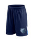 Men's Navy Memphis Grizzlies Slice Shorts