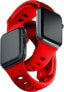 3MK 42/44/45/49 mm Red - 3mk Silicone Watch Strap for Apple