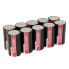 Фото #1 товара Одноразовая батарейка ANSMANN® C 1503-0000, 10 штук, щелочной&nbsp; 1.5 В, черная.