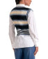 ფოტო #2 პროდუქტის Women's Layered-Look Vest Shirt