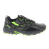 Фото #1 товара Fila Exhibition 5 1JM01268-056 Mens Black Leather Athletic Hiking Shoes 9.5