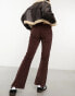 Cotton:On corduroy stretch bootleg jean in brown Коричневый, 32 - фото #10