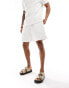 Фото #1 товара ASOS DESIGN oversized texture shorts in white