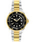 ფოტო #1 პროდუქტის Men's Swiss Automatic Liguria Two-Tone Stainless Steel Watch 42mm