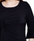 ფოტო #4 პროდუქტის Petite 3/4 Length Trumpet Sleeve Dress