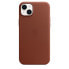 Apple iPhone 14 Plus Leather Case with MagSafe - Umber - Cover - Apple - iPhone 14 Plus - 17 cm (6.7") - Amber