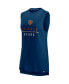 Women's Navy Chicago Bears True Contender Tank Top