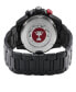 ფოტო #3 პროდუქტის Men's Scuderia Swiss Quartz Black Stainless Steel Bracelet Watch 45mm