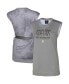 ფოტო #1 პროდუქტის Women's Gray Pittsburgh Steelers No Sweat Tank Top