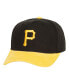 Фото #1 товара Men's Black Pittsburgh Pirates Corduroy Pro Snapback Hat