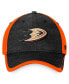 Фото #2 товара Men's Black, Orange Anaheim Ducks Authentic Pro Rink Camo Flex Hat