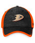 Men's Black, Orange Anaheim Ducks Authentic Pro Rink Camo Flex Hat