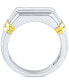 ფოტო #4 პროდუქტის Men's Lab Grown Diamond Horizontal Five Stone Ring (1-1/2 ct. t.w.) in 10k Two-Tone Gold