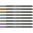 Set of Felt Tip Pens Stabilo Pen 68 metallic 8 Pieces Multicolour