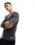 Jack & Jones Essentials crew neck jumper in grey