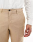 Jack & Jones Premium – Schmal geschnittene Anzughose in Beige