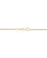 ფოტო #4 პროდუქტის Polished ID Tag Pendant 18" Curb Link Chain Necklace in 10k Yellow Gold
