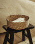 Round woven basket