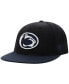 ფოტო #2 პროდუქტის Men's Black, Navy Penn State Nittany Lions Team Color Two-Tone Fitted Hat