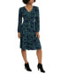 ფოტო #1 პროდუქტის Women's Smocked Fit & Flare Dress
