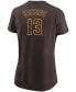 Фото #2 товара Women's Manny Machado Brown San Diego Padres Name Number T-shirt