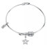Friendship steel bracelet with Friendship pendants LPS05ARR55