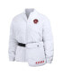 Women's White San Francisco 49ers Packaway Full-Zip Puffer Jacket