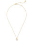ფოტო #1 პროდუქტის Gold-Tone Crystal Bouquet Toss Mini Pendant Necklace