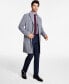 Фото #4 товара Men's Addison Wool-Blend Trim Fit Overcoat