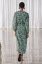Фото #3 товара Платье миди с принтом — zw collection ZARA