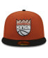 Фото #2 товара Men's Rust, Black Sacramento Kings Two-Tone 59FIFTY Fitted Hat