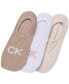 ფოტო #2 პროდუქტის Women's 3-Pk. Logo Knit Liner Socks