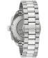 Фото #3 товара Наручные часы Bulova Men's Automatic Stainless Steel Bracelet Watch 40mm 96A190