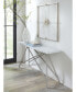 Фото #6 товара Coral Carrara Marble Console Table