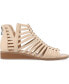 Фото #2 товара Women's Delilah Gladiator Sliver Wedge Sandals