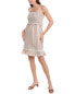 Lucca Smocked Strap Linen-Blend Dress Women's