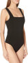 Show Me Your Mumu 272789 Women's Dory Bodysuit in Black Stretch, Medium