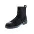 Фото #7 товара Diesel D-Throuper Y02476-PS066-T8013 Mens Black Leather Casual Dress Boots
