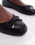 New Look flat ballerina shoe in black