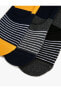 3'lü Sneaker Çorap Seti Çok Renkli