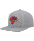 Men's Heathered Gray New York Knicks 2.0 Snapback Hat