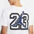 Фото #5 товара Jordan LEGACY AJ13 运动短袖T恤 男款 白色 / Футболка Jordan LEGACY AJ13 T
