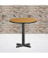 Фото #6 товара 30" Round Laminate Table Top With 22"X22" Table Height Base