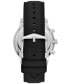 Men's Neutra Chronograph Black Leather Watch 44mm